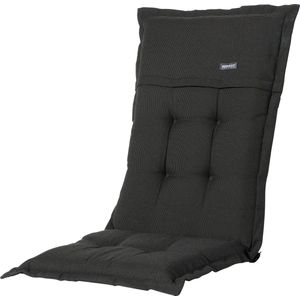 Gartenstuhlkissen Madison Rib Schwarz Hochlehner