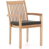 Wickerkussen Madison Multi Rib Black 