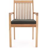 Wickerkussen Madison Multi Rib Black 