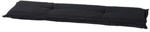 Madison - Tuinbankkussen - Rib Zwart - 180x48 cm