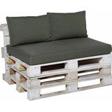 Madison - Manchester Groen - Waterbestending - Palletkussen - Loungekussen - Zitkussen - 120x80cm - Tuinkussen
