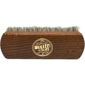 Collonil - Muller & Sons - Luxe Uitwrijfborstel - Glad Leer - 100% Paardenhaar