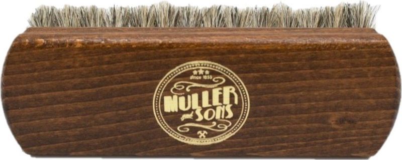 Collonil - Muller & Sons - Luxe Uitwrijfborstel - Glad Leer - 100% Paardenhaar