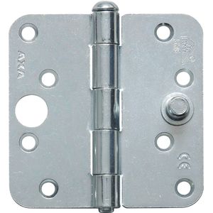AXA Ongelagerd Veiligheidsscharnier met Ronde Hoeken - 89 x 89 mm