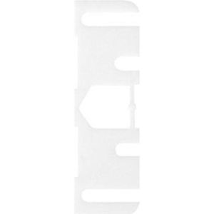Axa Onderlegplaat 2mm kunststof wit voor Heavy Duty scharnier 114 x 89mm 1140-02-95
