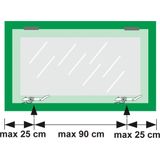 AXA - AXAflex Security - Veiligheids Combi-raamuitzetter - RVS Wit