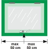 AXA - AXAflex Security - Veiligheids Combi-raamuitzetter - RVS Wit