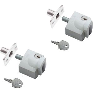 OPLEGSLOT 3012/2 STUKS/EX/WIT/