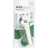 AXA Raamsluiting (model 3308) Wit: Afsluitbaar met drukknop, rechts naar buiten draaiend.