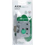 AXA Loopslot (7155) met stalen (verzinkt) voorplaat voor binnendeuren in alle draairichtingen. Inclusief sluitplaat en bevestigingsmiddelen