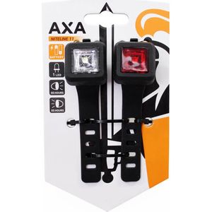 AXA Niteline 11 LED Fietsverlichting - Fietslampjes Voor en Achter - Batterij