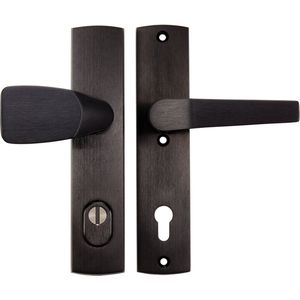 Veiligheidsbeslag Premium Wing-knop+kruk Arrow PC92 anti-kerntrek/omkeerbaar/242x52x13/alu. gesl. F8/SKG3 PC92