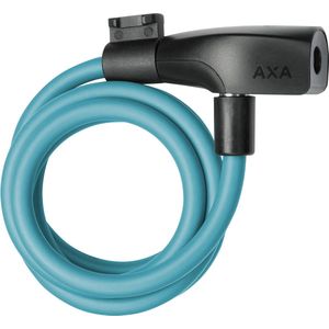 AXA Resolute 8/120 - Kabelslot - Slot voor Fietsen - Gebruiksvriendelijk - 120 cm lang - Diameter 8 mm - Licht blauw