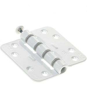 Hermeta leuninghouder wit 65mm - keilboutbevestiging - hol zadel - 3501-79