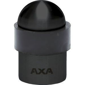 AXA Deurstopper (model FS35T) Mat zwart RVS met rubber: Vloermontage.