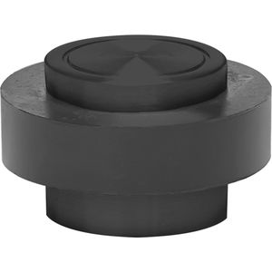 AXA Deurstopper (model FS48) Mat zwart RVS met rubber: Vloermontage.