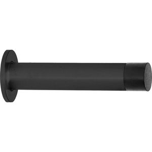 AXA Deurstopper (model WS16) Mat zwart RVS met rubber: Wandmontage.