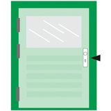 AXA Oval Plus veiligheidsbeslag PC72 SKG3 met kerntrekbeveiliging Wing-greep/kruk zwart
