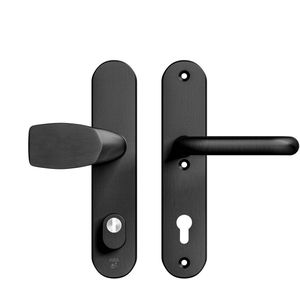 AXA Veiligheidsbeslag Oval Plus kruk Wing+U PC92 anti-kerntrek zwart PC92