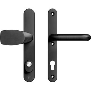 AXA Veiligheidsbeslag Oval Plus smal kruk Wing+U PC92 anti-kerntrek zwart PC92