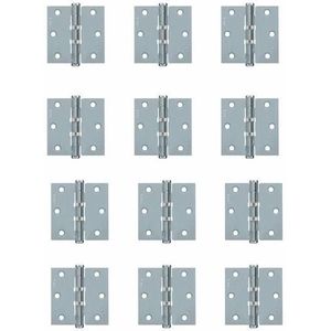 AXA kogellagerscharnier 76x76 verzinkt rechte hoeken promopack 10+2 gratis