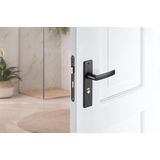 AXA - Edge Basic Blok - Deurbeslagset Binnendeur - Zwart - Aluminium