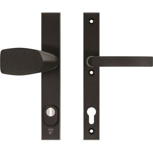 AXA 6767 Veiligheidsbeslag Edge Plus smal Wing-knop+kruk Blok PC92 anti-kerntrek F8 - 6767-49-18/92K