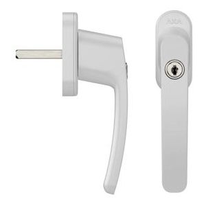 AXA - Oval Roma - Raamsluiting met Slot - Wit - SKG** Keurmerk