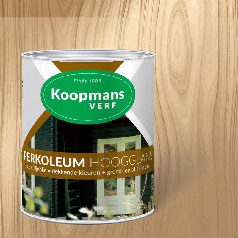 Koopmans Perkoleum Beits Kleurloos Blank UV Transparant Hoogglans 0,75 liter