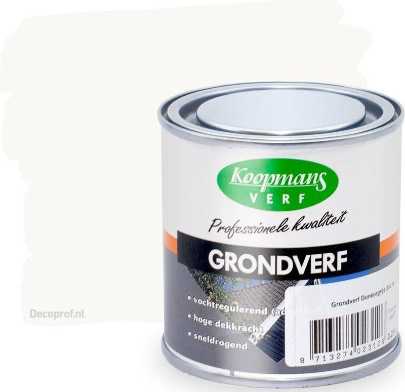 Koopmans Grondverf - Wit - 750 ml