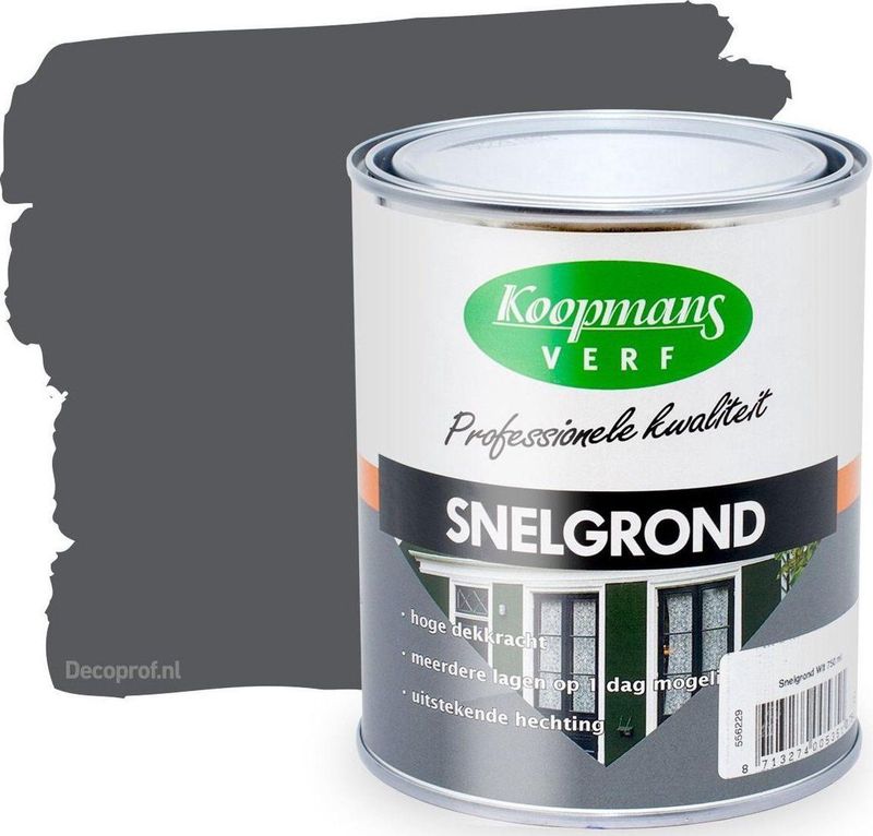 Koopmans - Snelgrond - Grondverf - Wit - Hoogvullend - Sneldrogend