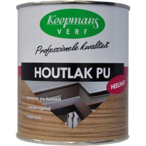 Koopmans - Houtlak PU Heelmat - Lak - Blank - Slijtvaste Matte Afwerking