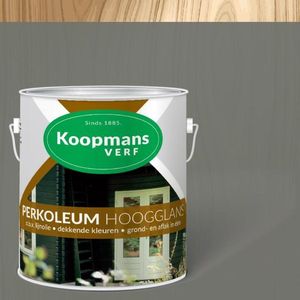 Koopmans Perkoleum Hoogglans Dekkend - Donkergrijs | 8713274018245 | Verf