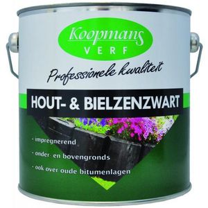 Koopmans Hout & Bielzenzwart 2,5 liter | 8713274020200 | Verf