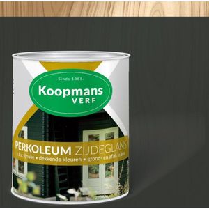 Koopmans Perkoleum Beits Antraciet 289 Dekkend Zijdeglans 0,75 Liter