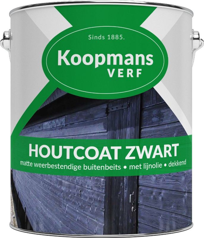 Houtcoat - Zwart - Beits - Met Lijnolie - Vochtregulerend