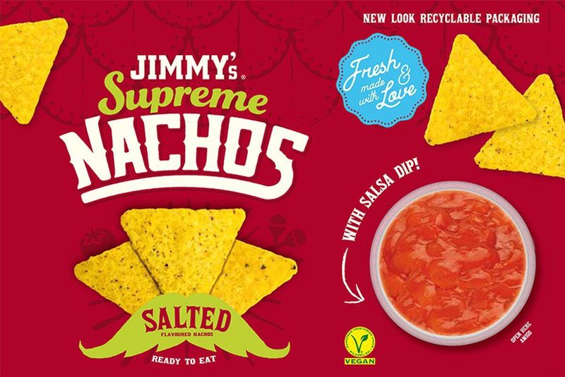 JIMMY's N2G - Salsa Dip - 7x200g - Nacho Tray met Dipsaus