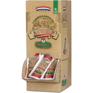 Oliehoorn - Tomatenketchup - Licht Gekruid - Donker Rood - Hoog Tomatenpureegehalte