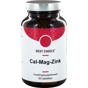 Best Choice Calcium magnesium zink 60 tabletten