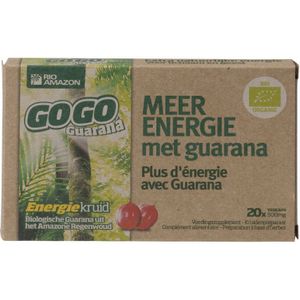 Rio Amazon Gogo guarana 500 mg 10 dagen 20 capsules