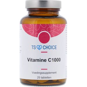 TS Choice Vitamine C 1000 mg & bioflavonoiden 25 tabletten