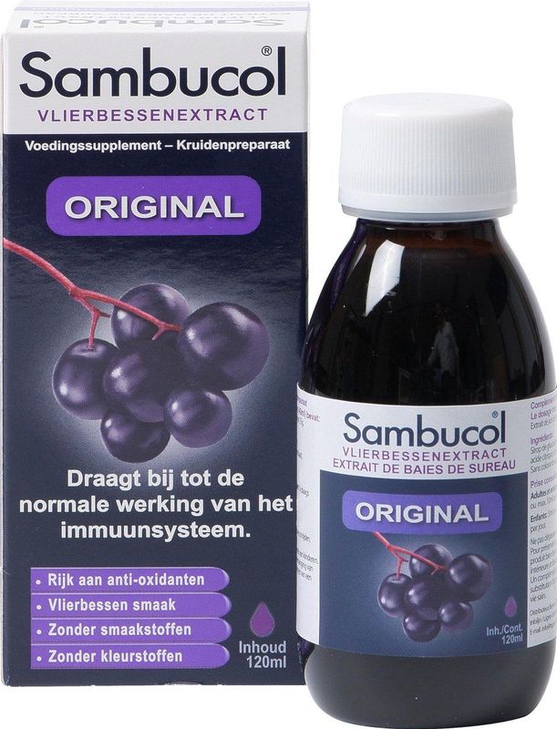 Sambucol Vlierbessen Siroop Original - 120 ml