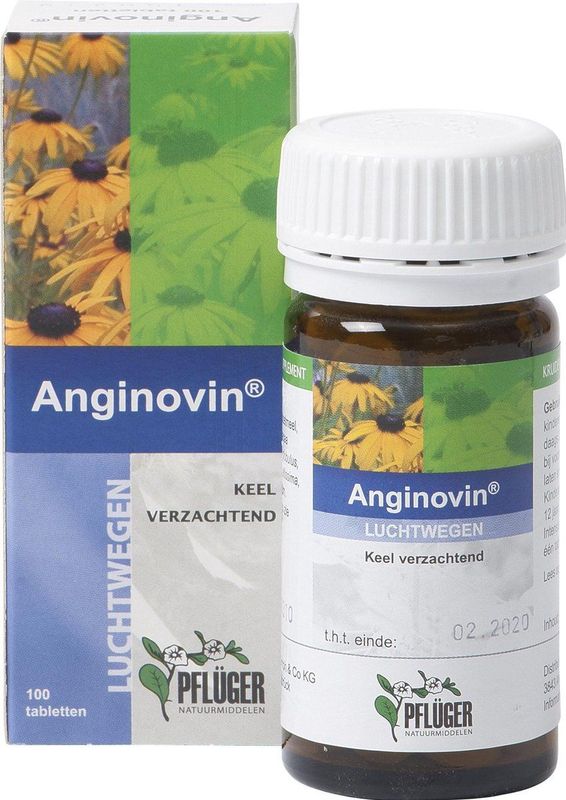 Anginovin - Kruidenpreparaat - Tabletten - 60 Stuks - Fytotherapie