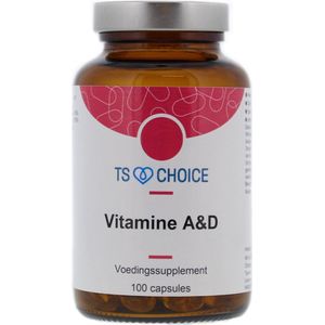 TS Choice Vitamine A en D kabeljauwlever 100 capsules