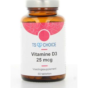 TS Choice Vitamine D3 25 mcg 60 tabletten
