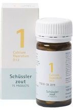 Pfluger Schussler Zout nr 1 Calcium Fluoratum D12 - 1 x 100 tabletten
