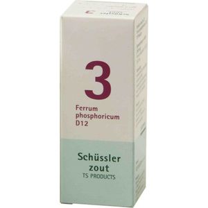 Pfluger Schussler Zout nr 3 Ferrum Phosphoricum D12 - 1 x 100 tabletten