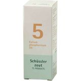 Pfluger Schussler Zout nr 5 Kalium Phosphoric D6 - 1 x 100 tabletten