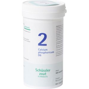 Pfluger Schussler Zout nr 2 Calcium Phosphoricum D6 - 1 x 400 tabletten