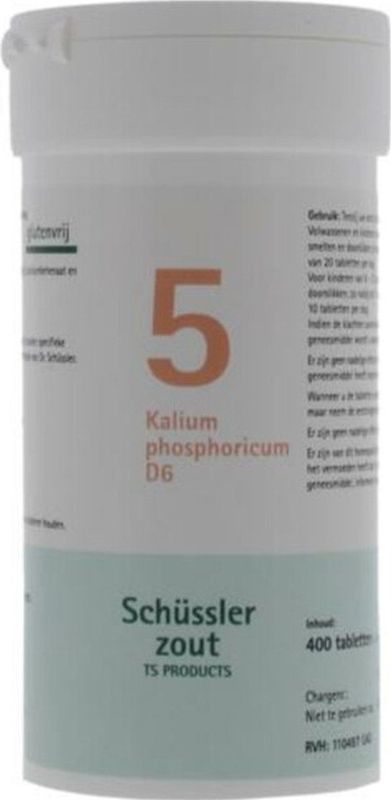 Pfluger Schussler Zout nr 5 Kalium Phosphoric D6 - 1 x 400 tabletten